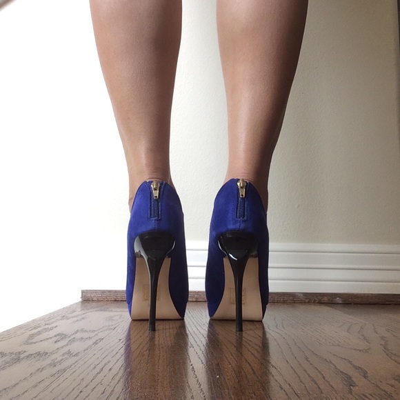 DV by Dolce Vita Blue Suede Booties - Picture 3 of 8